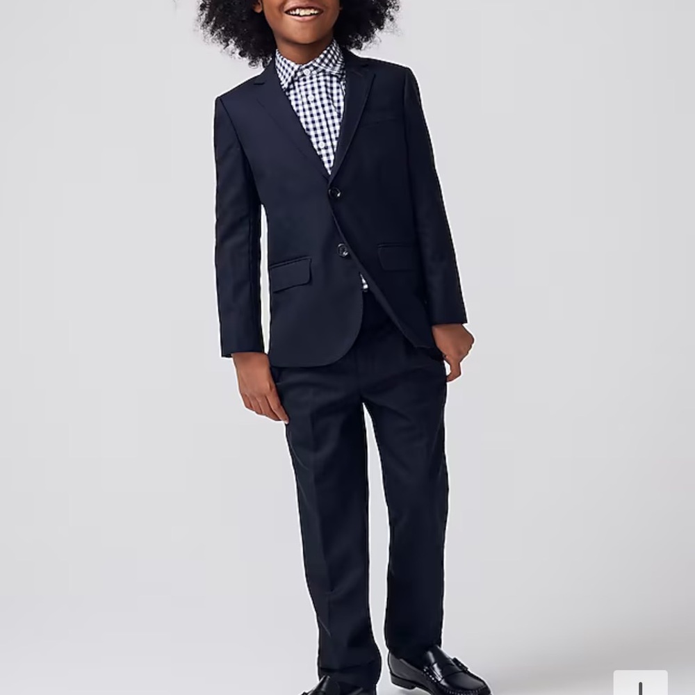 Crewcuts Boys Sz 10 Ludlow Wool Suit - EUC
